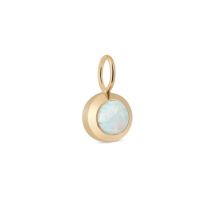 Over & Over Gold October Birthstone Charm - Gold