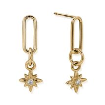 ChloBo Gold Divine Journey Link Earrings - Gold