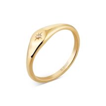 Over & Over Gold North Star Ring - 56