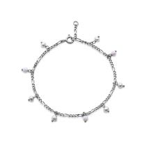 Maanesten Silver Lula White Bracelet