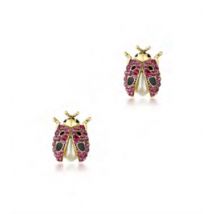 Bill Skinner Ladybird Stud Earrings - Gold
