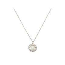 Kate Spade New York Silver Pearl Halo Necklace - 49cm