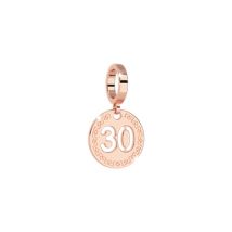 Rebecca Rose Gold 30 Charm - Rose Gold