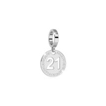 Rebecca Silver 21 Charm - Silver