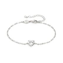 Nomination Sweetrock Silver Heart Bracelet - 20cm