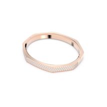 Swarovski Dextera Large Rose Gold Octagon Bangle - Large