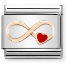 Nomination Infinity Red Heart Charm