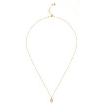 Ted Baker Gold Hannela Crystal Heart Necklace - 42cm