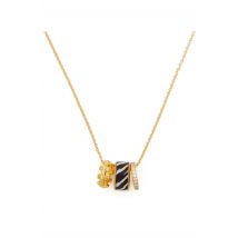 Kate Spade New York Gold Zebra Trio Rings Necklace - 41cm