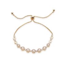 August Woods Crystal Cluster Pull Bracelet - Adjustable