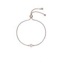 Ted Baker Rose Gold Crystal Pull Chain Bracelet - Adjustable