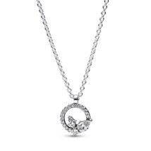 Pandora Sparkling Herbarium Circle & Cluster Necklace