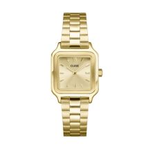 CLUSE Gold Gracieuse Petite Square Watch - Gold