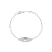 Disney Silver Minnie Mouse Cut Out Bracelet - 16cm