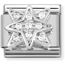Nomination Crystal Wind Rose Charm