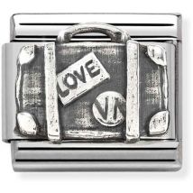 Nomination Oxidised Suitcase Charm