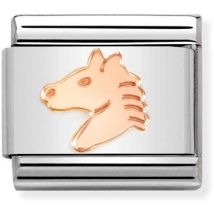 Nomination Rose Gold Horse Charm