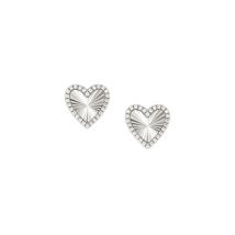 Nomination TrueJoy Silver Heart Earrings