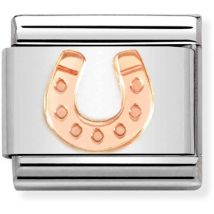 Nomination Rose Gold Horseshoe Charm