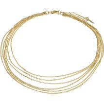 Pilgrim Pause Layered Recycled Anklet - Gold