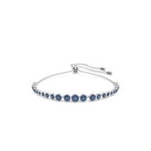Swarovski Emily Silver + Blue Bracelet - Silver