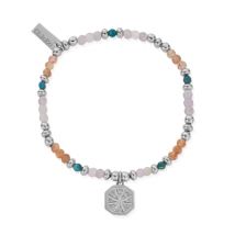 ChloBo Silver Divine Connection Colour Bracelet - 18cm