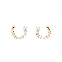 PDPAOLA Gold Leona Earrings - Gold