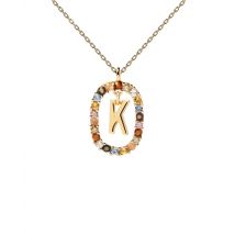 PDPAOLA Letter Necklace - Letter K