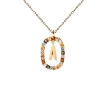 PDPAOLA Letter Necklace - Letter A