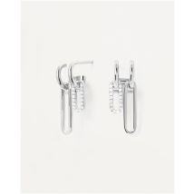 PDPAOLA Silver Nexa Earrings - Silver