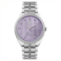 Vivienne Westwood Silver + Purple Mews Watch - Silver