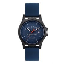 Ted Baker Mens Blue Silicone Strap Watch - Blue