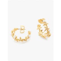 Kate Spade New York Gold Crystal Starfish Hoop Earrings - Gold