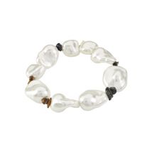 Pilgrim Gold Plated Rhythm Large Pearl Bracelet - Gold