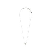 Pilgrim Silver Vernica Heart Necklace and Studs Gift Set - Silver