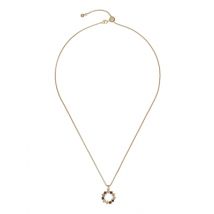 Ted Baker Cresar Midnight Rainbow Crystal Hoop Necklace - 15cm