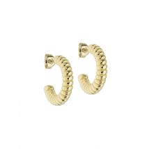 Ted Baker Gold Tottie Twist Hoop Earrings - Gold