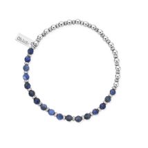 ChloBo Story of The Moon Silver Sodalite Bracelet - 18cm