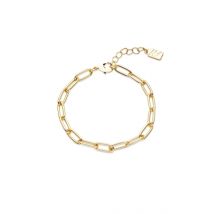 August Woods Gold Paper Clip Chain Bracelet - 17.5cm