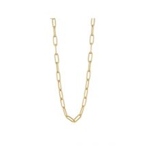 August Woods Gold Paper Clip Chain Necklace - 40cm