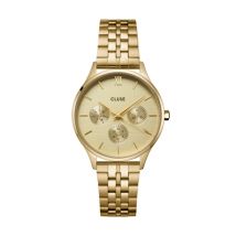 CLUSE Minuit Gold Multifunction Watch - Gold