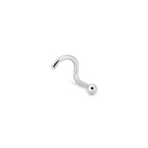 Over & Over Stainless Steel Silver Screw Ball Nose Stud - Silver