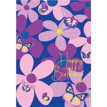 Argento Happy Birthday - Purple