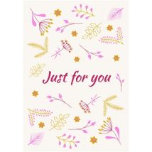 Argento Just For You Card - Pink