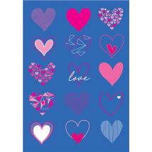 Argento Love Card - Blue