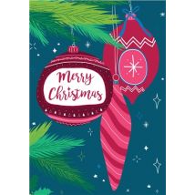 Argento Merry Christmas Card - Pink