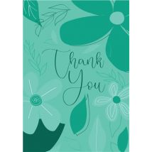 Argento Thank You Card - Green