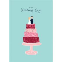 Argento Wedding Day Card - Green