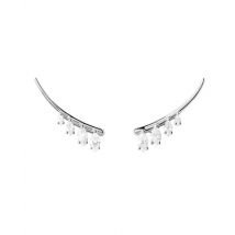 PDPAOLA Aqua Silver Earrings - Silver