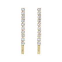 Ted Baker Mellsie Gold Icon Crystal Drop Earrings - Gold